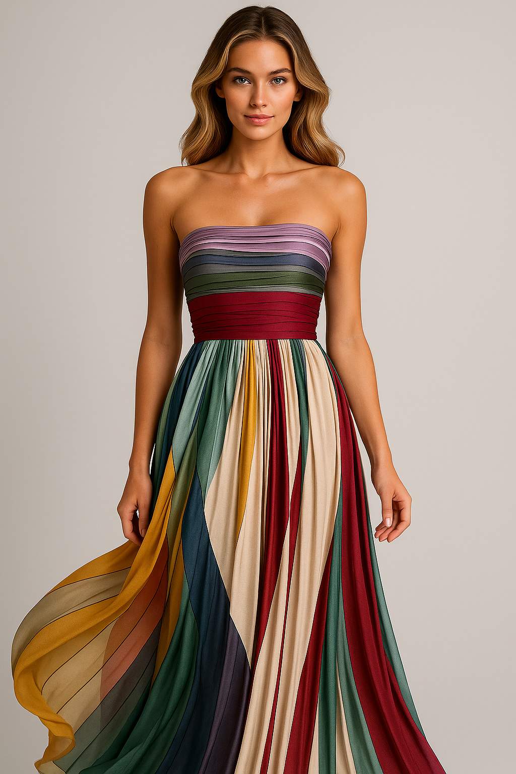 Flora - Robe longue élégante