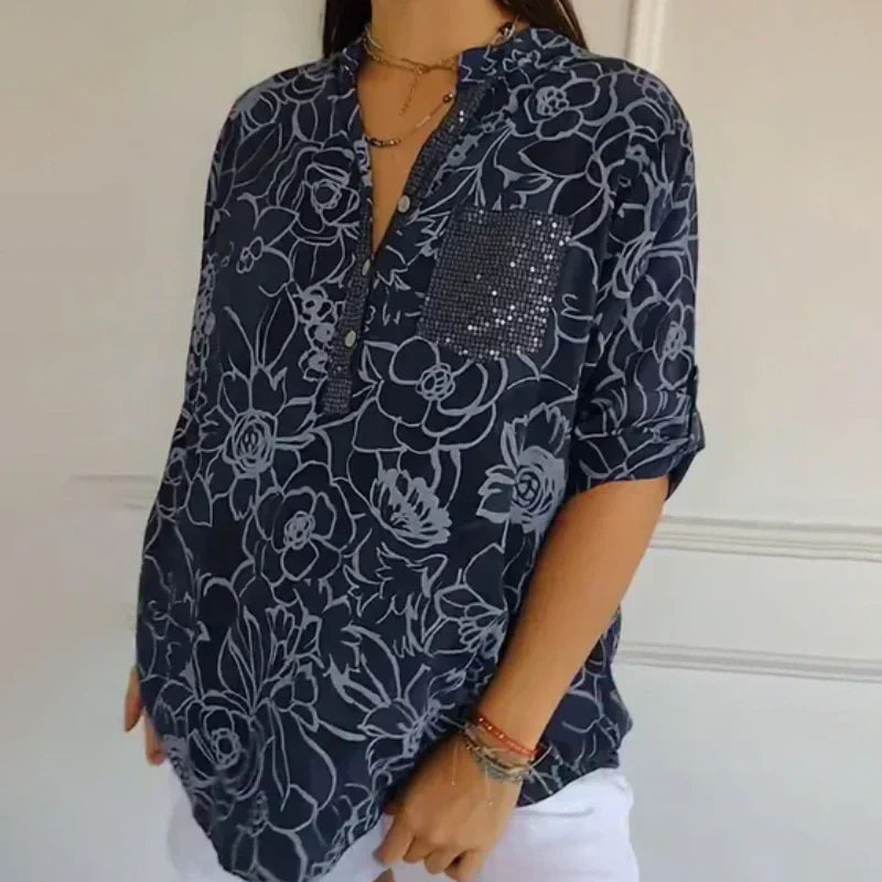 Leonie - Bloemenprint Zomer Blouse