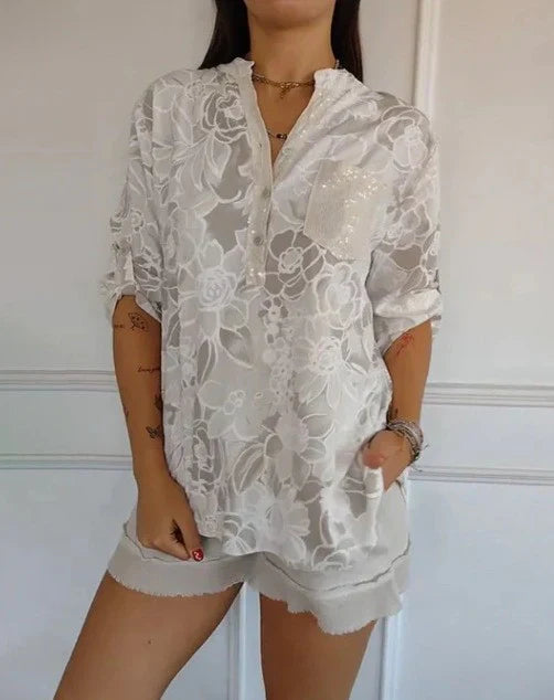 Leonie - Bloemenprint Blouse