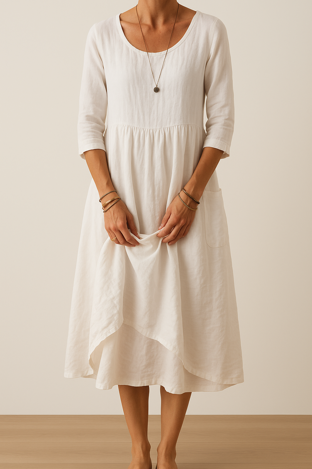 Mona - Vintage Maxikleid