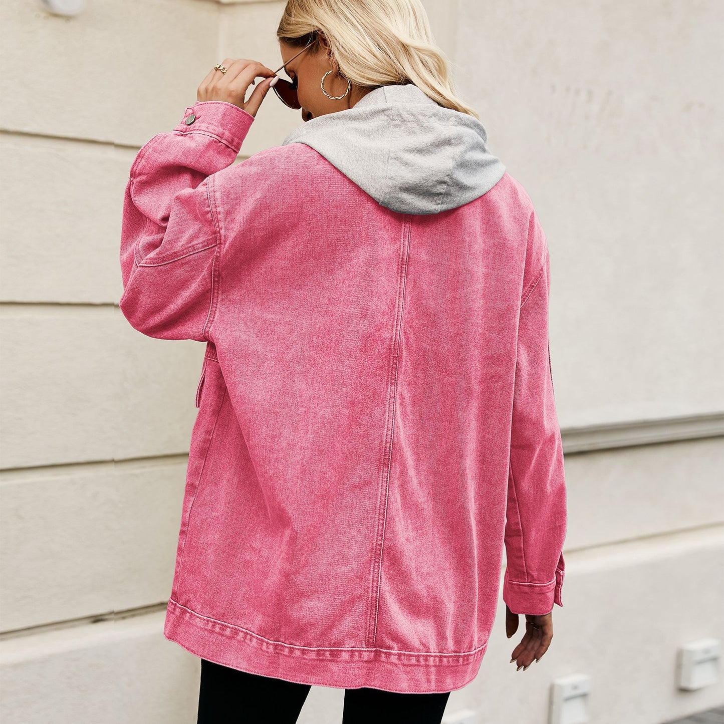 Simonna - Retro Losvallende Denim Zomer Jas