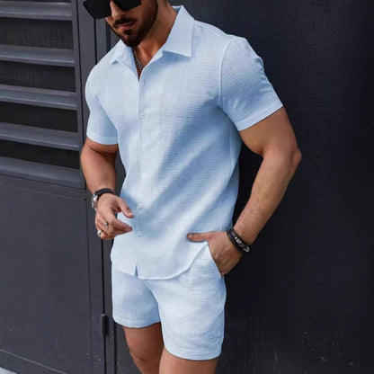 Levi - Zomers Set Casual Shirt met korte mouw en shorts