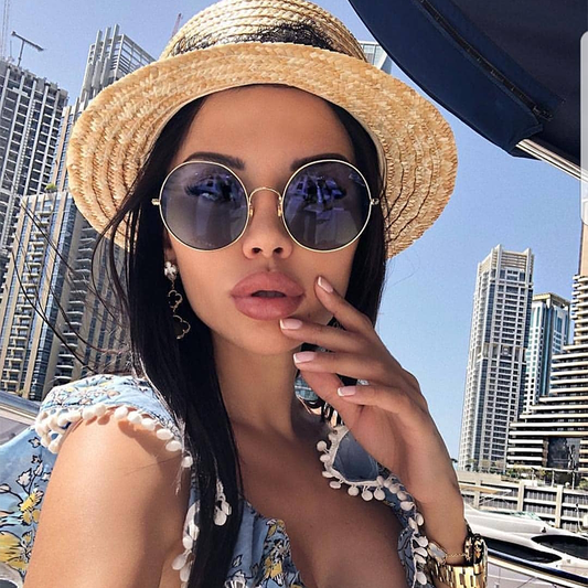 Yoko - Retro Gepoliriseerde Zonnebril