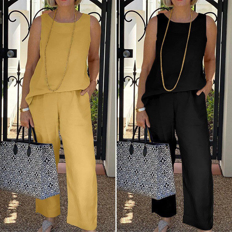 Fraise - Zomerse 2 Delige Linnen Set