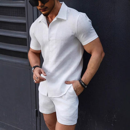 Levi - Zomers Set Casual Shirt met korte mouw en shorts