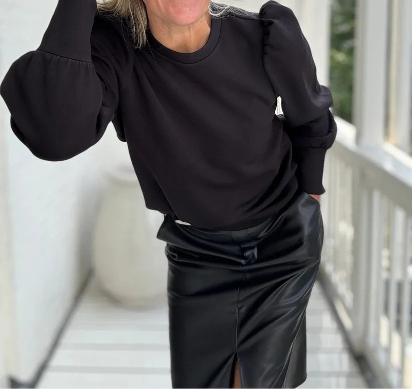 ROMEE - Sweater Met Pof Mouwen