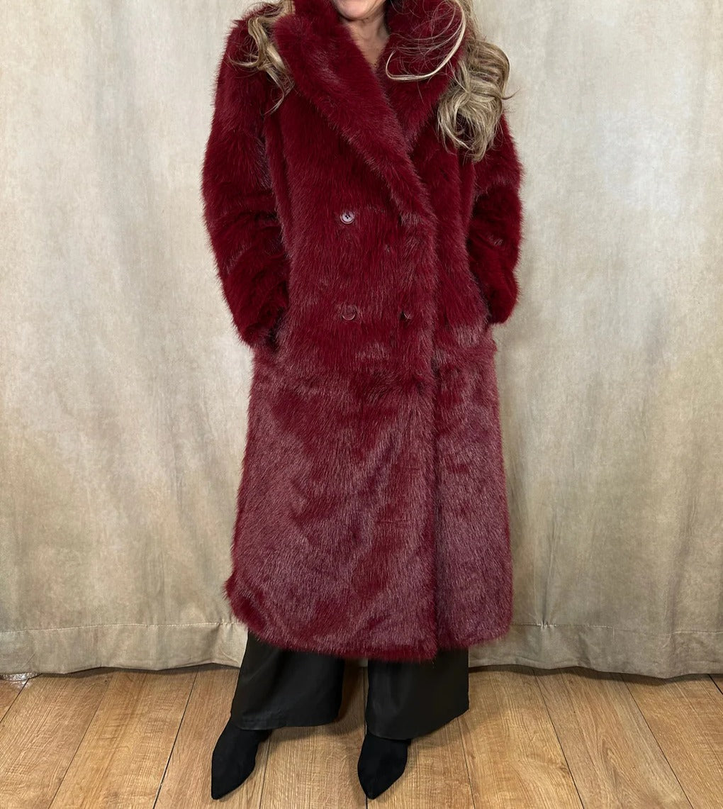 Manteau Chama - Effet fourrure