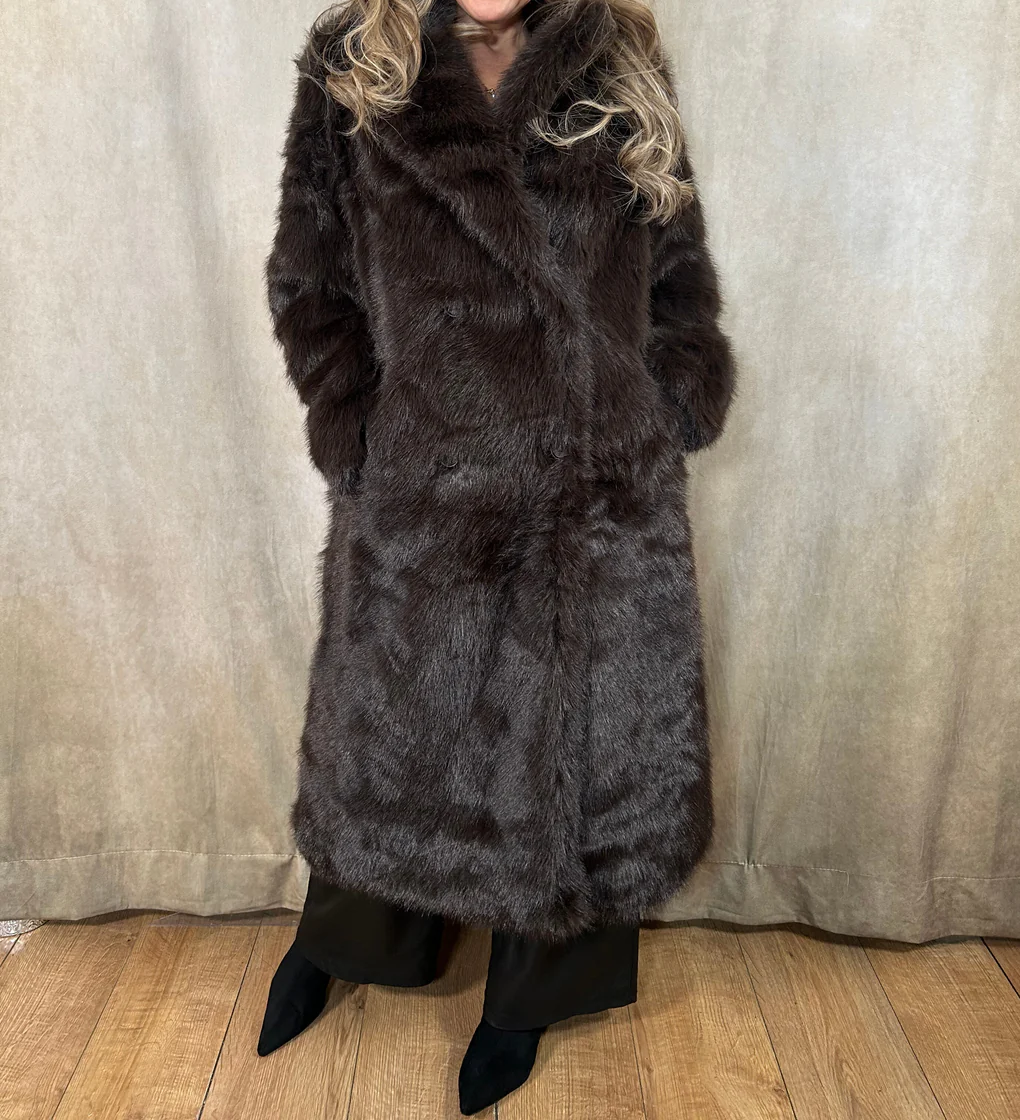 Manteau Chama - Effet fourrure