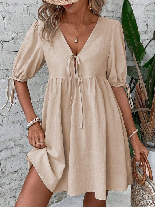 Eloise - V Hals Zomerjurk