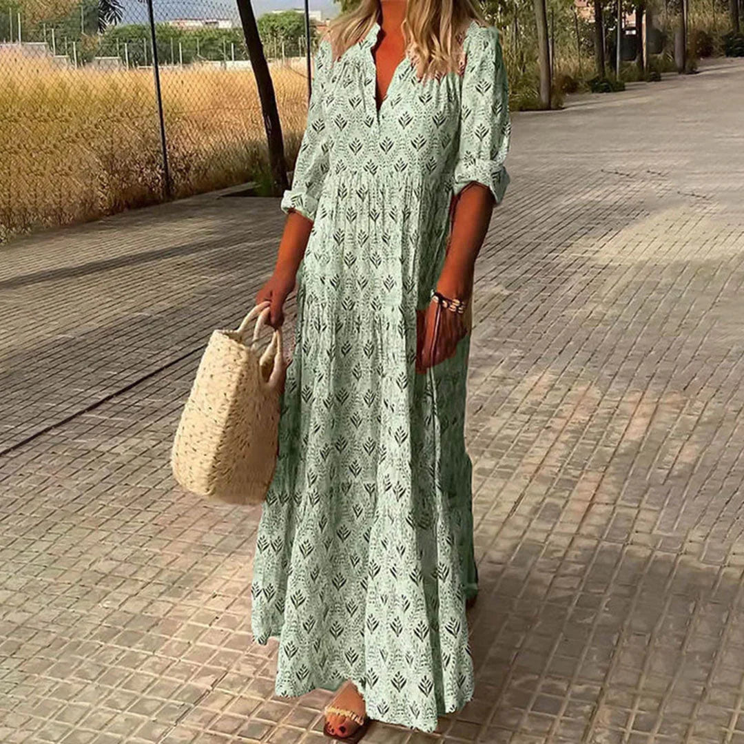 Fiona - Boho Maxi-Jurk