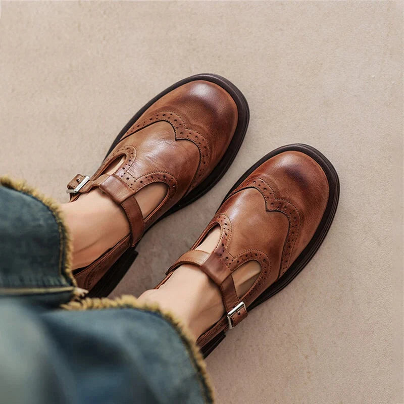 Gerda - Elegante Vega-Leder Sandalen