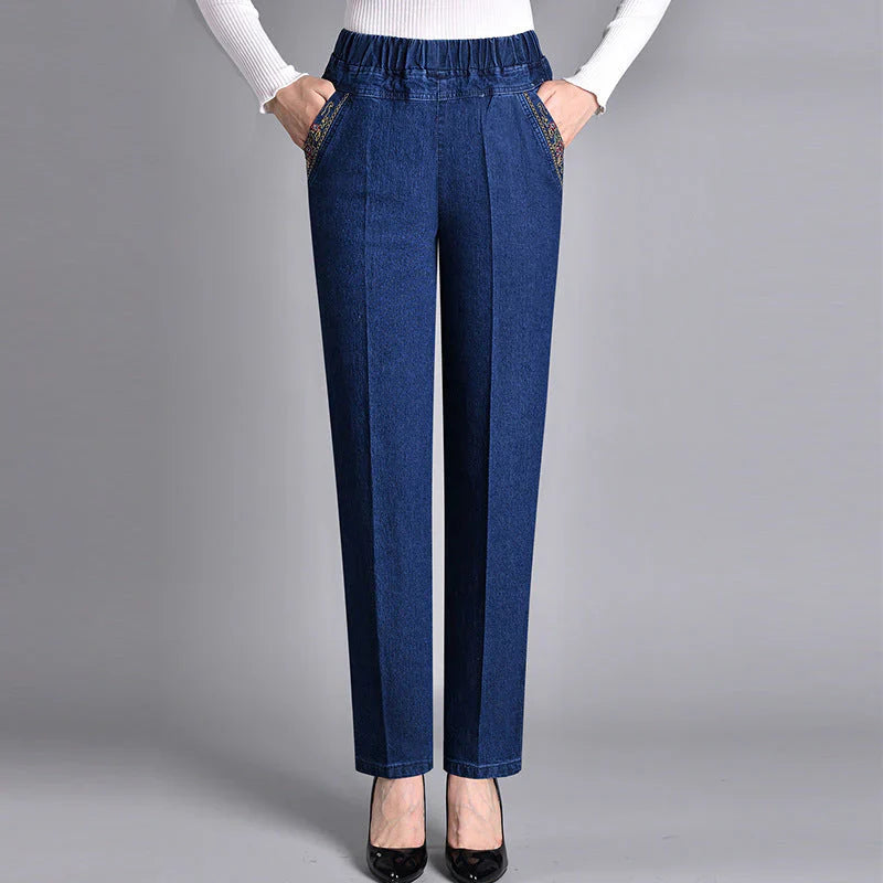 Hinte - Jeans met Elastische Taille