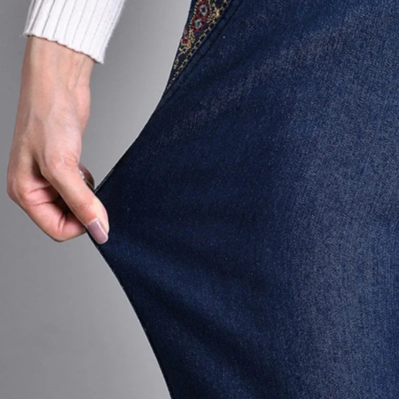Hinte - Jeans met Elastische Taille