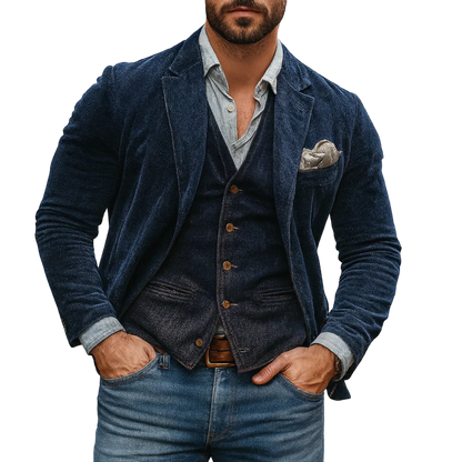 Lorenzo - Nette Blazer en Gilet