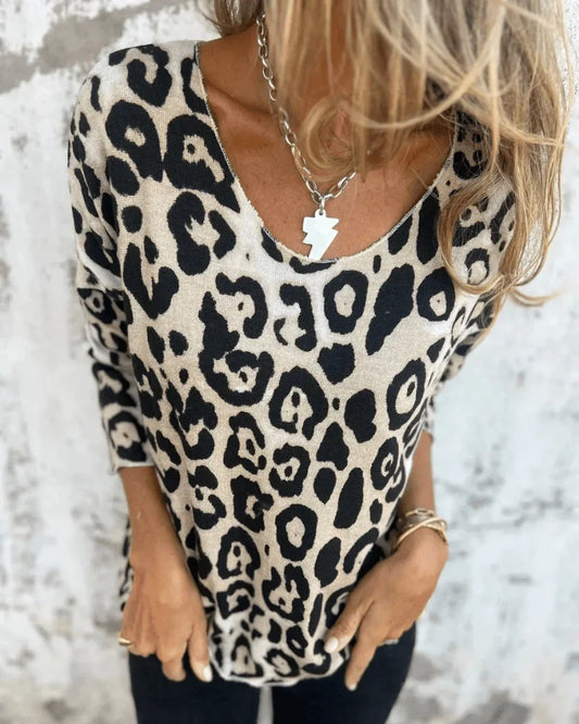Maelin - Luipaardprint Top