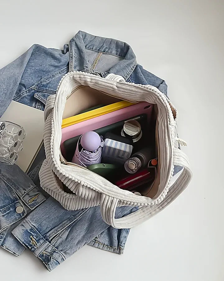 Marijn - Geribbelde Stijlvolle Tas