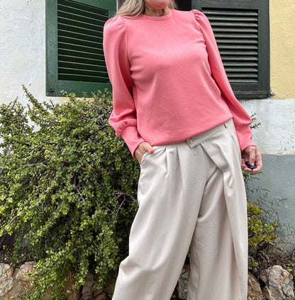 ROMEE - Sweater Met Pof Mouwen