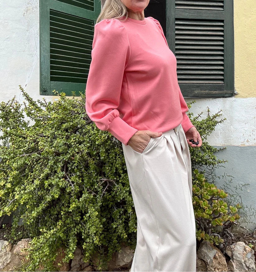 ROMEE - Sweater Met Pof Mouwen