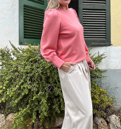 ROMEE - Sweater Met Pof Mouwen