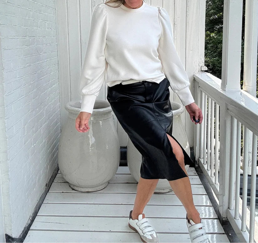 ROMEE - Sweater Met Pof Mouwen