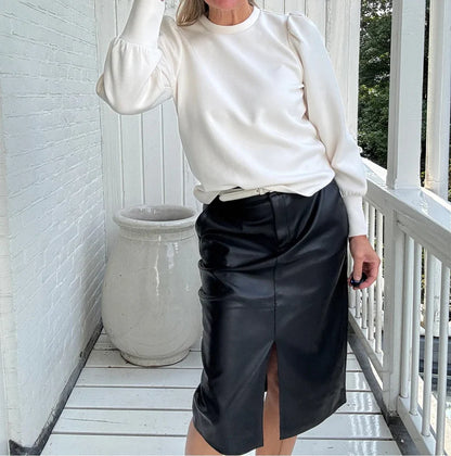 ROMEE - Sweater Met Pof Mouwen