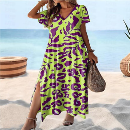 Medina - Zomerse Maxi Rok Met Hoge Taille