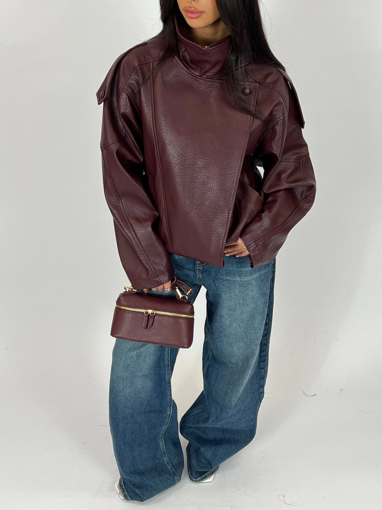 Alessia - Asymetrische Biker Jacket