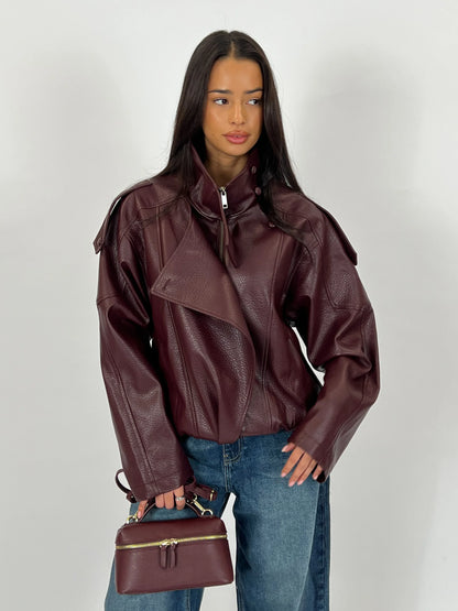 Alessia - Asymetrische Biker Jacket