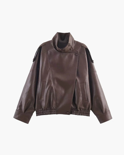 Alessia - Asymetrische Biker Jacket