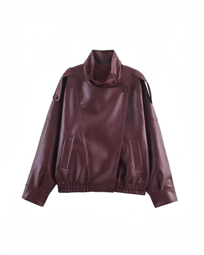 Alessia - Asymetrische Biker Jacket