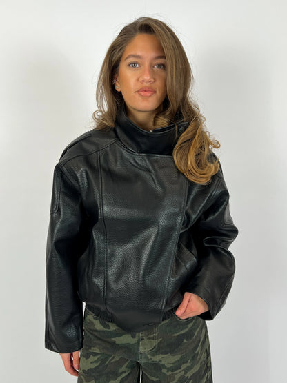 Alessia - Asymetrische Biker Jacket