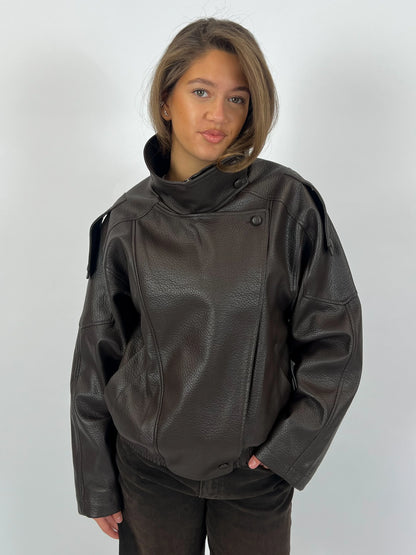 Alessia - Asymetrische Biker Jacket