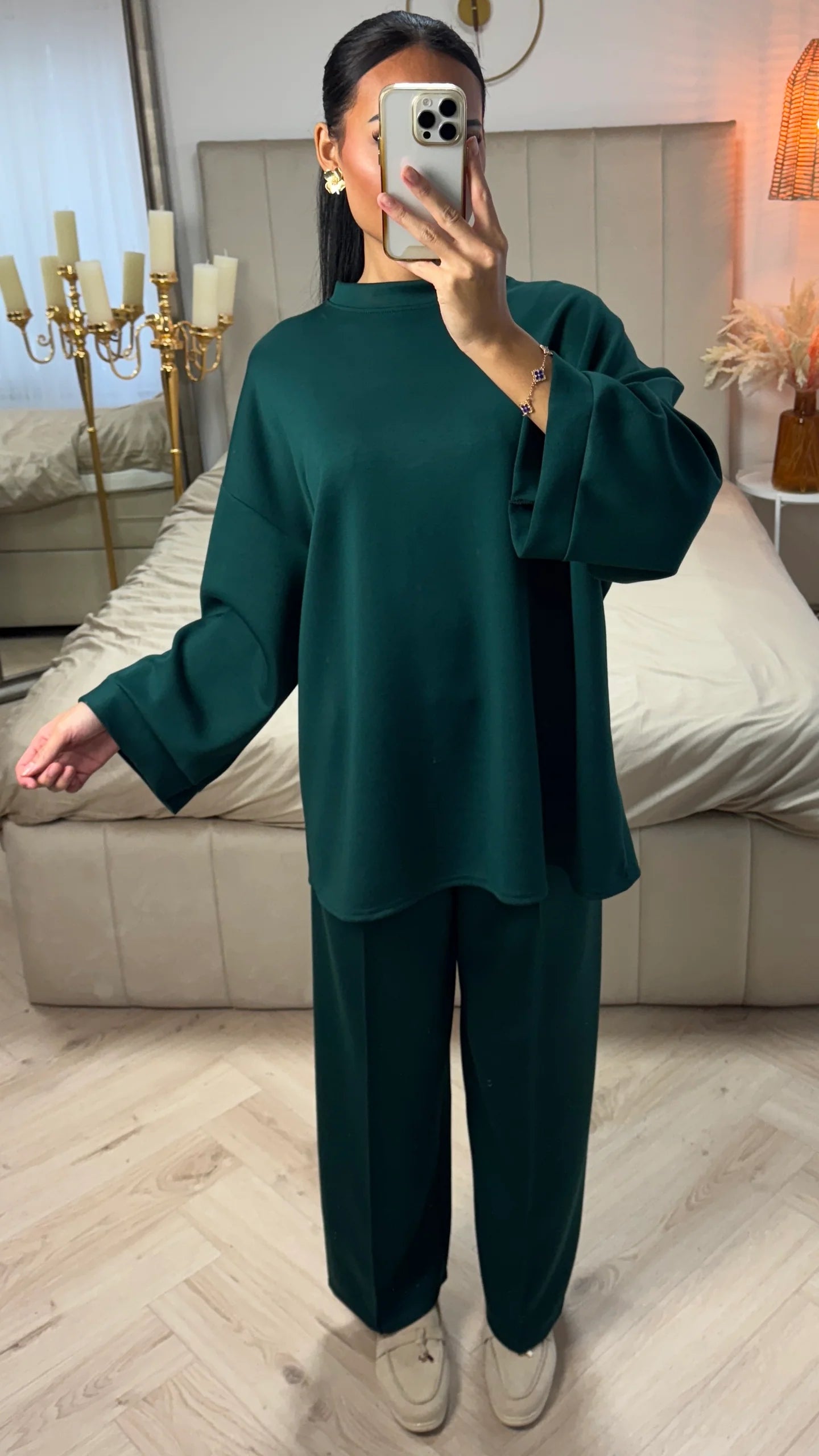 Boushra - Ensemble deux pièces oversize à manches larges ✨