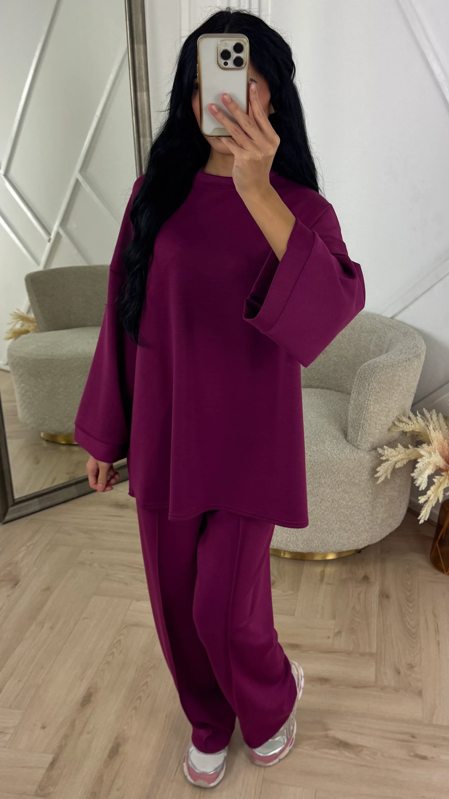 Boushra - Ensemble deux pièces oversize à manches larges ✨