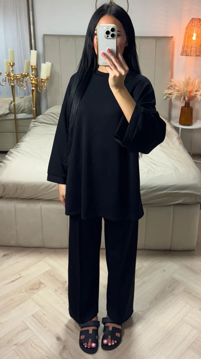 Boushra - Ensemble deux pièces oversize à manches larges ✨