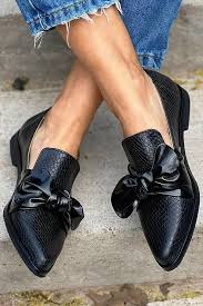 Félin - Mocassin avec détail nœud