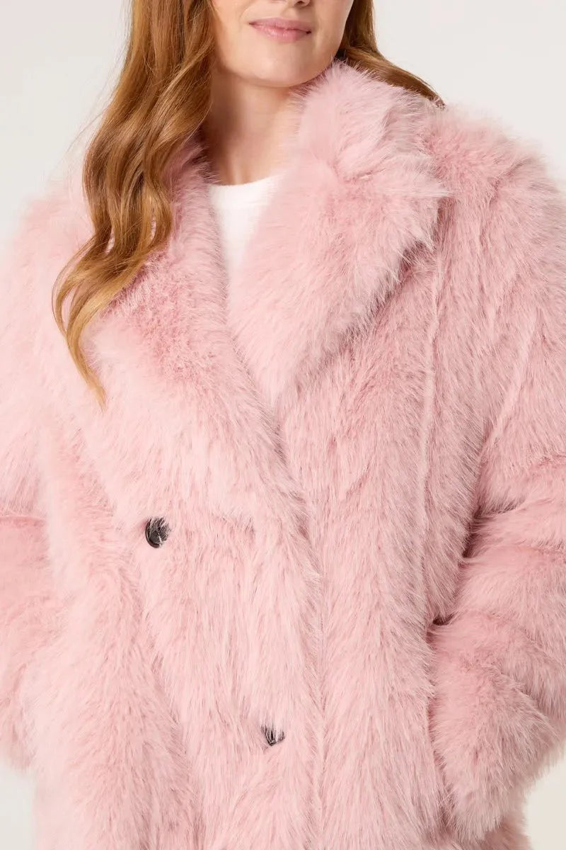 Manteau Chama - Effet fourrure