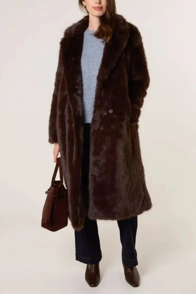 Manteau Chama - Effet fourrure