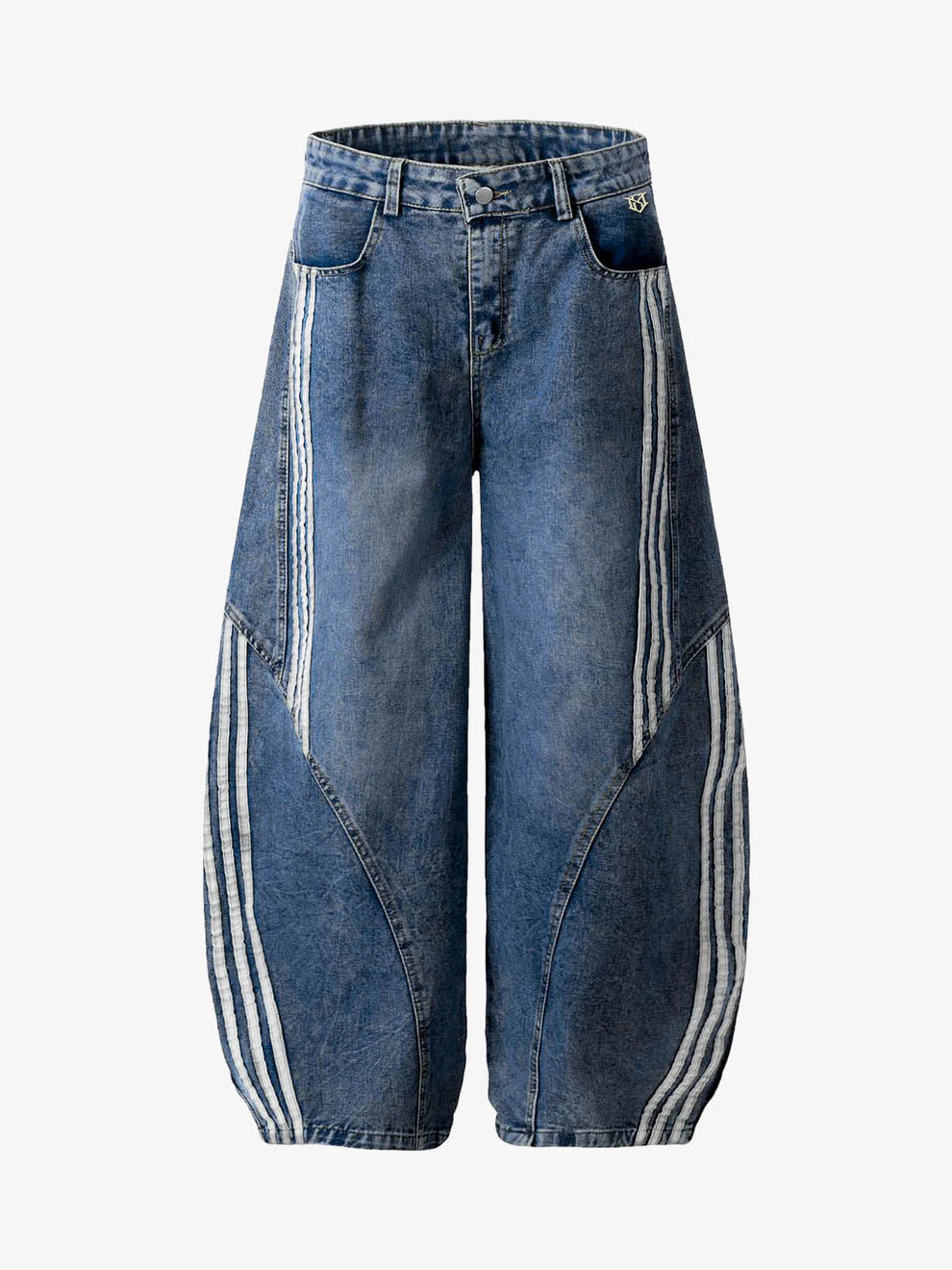 Striped Stitching Jona Jeans – denim met karakter en edge