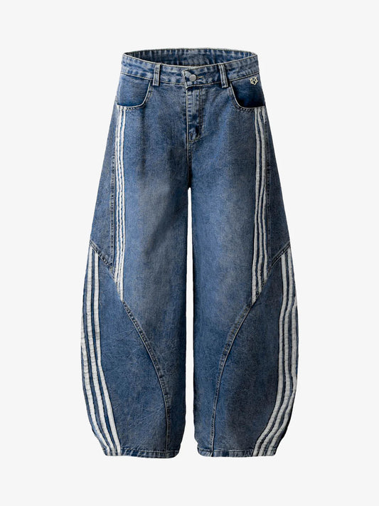 Striped Stitching Jona Jeans – denim met karakter en edge