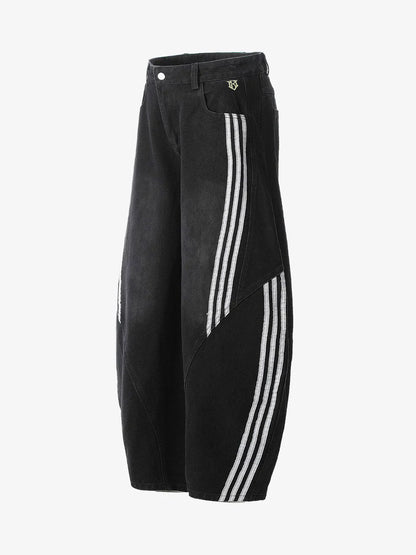 Striped Stitching Jona Jeans – denim met karakter en edge