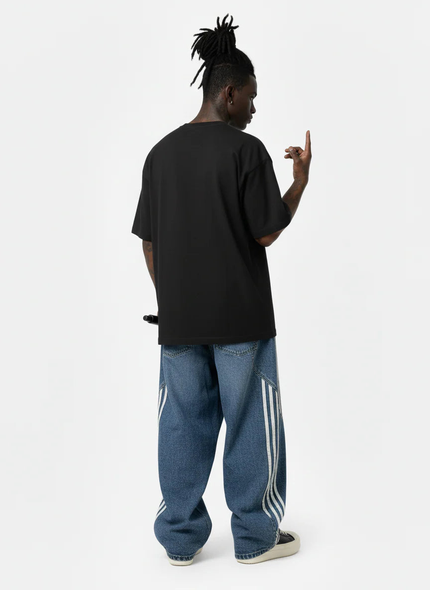 Striped Stitching Jona Jeans – denim met karakter en edge