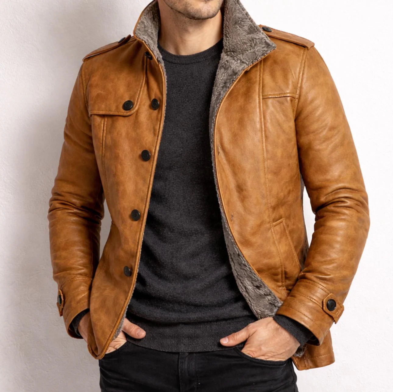 Xavi - Jacke in Lederoptik