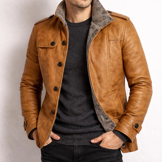 Xavi - Leather look Jas